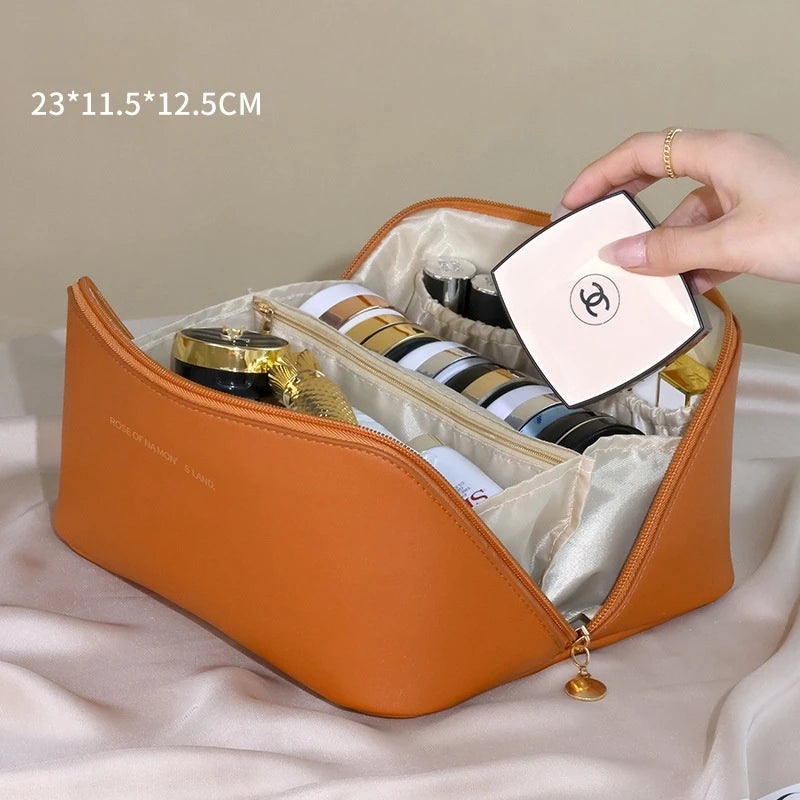 Makeup Bag Make Up Skincare Holder Storage Box Cosmetics Organizer Plastic Container For Bathroom Dressing Table Home
