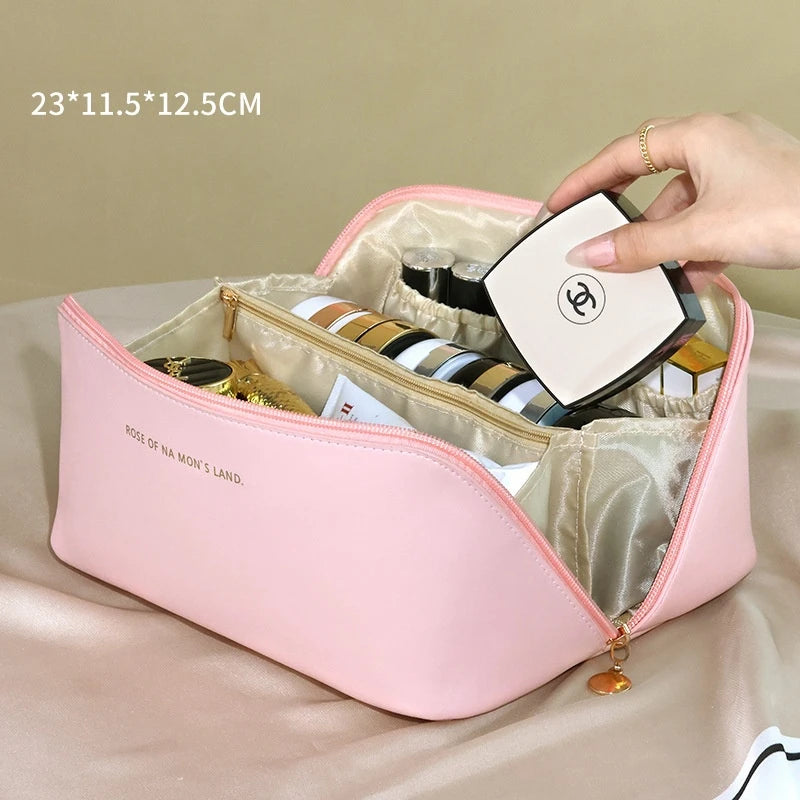 Makeup Bag Make Up Skincare Holder Storage Box Cosmetics Organizer Plastic Container For Bathroom Dressing Table Home