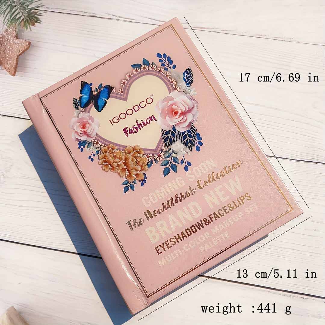 78-Color Multi-Function Makeup Palette - Versatile Eye Shadow, Matte & Shimmer Highlighter, Blush, Concealer, Lipstick Combo Kit - Ideal Gift for Women, Family, Friends