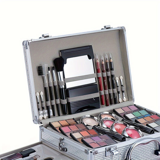 106-Piece Professional Makeup Set - Ultimate Multifunctional Beauty Kit with Eyeshadow, Lipstick, Mascara, Lip Liner, Makeup Brushes, and More - Perfect Gift for Mothers Day, Makeup Artists, and Beauty Enthusiasts