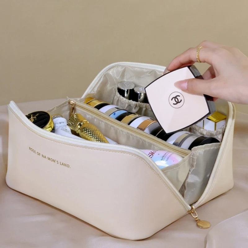 Makeup Bag Make Up Skincare Holder Storage Box Cosmetics Organizer Plastic Container For Bathroom Dressing Table Home