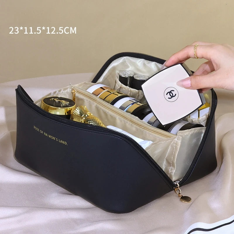 Makeup Bag Make Up Skincare Holder Storage Box Cosmetics Organizer Plastic Container For Bathroom Dressing Table Home