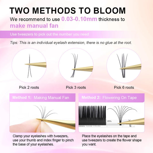 NAGARAKU 50 cases 7~15mm mix eyelash extension natural faux mink soft false lashes makeup tools silk eyelashes