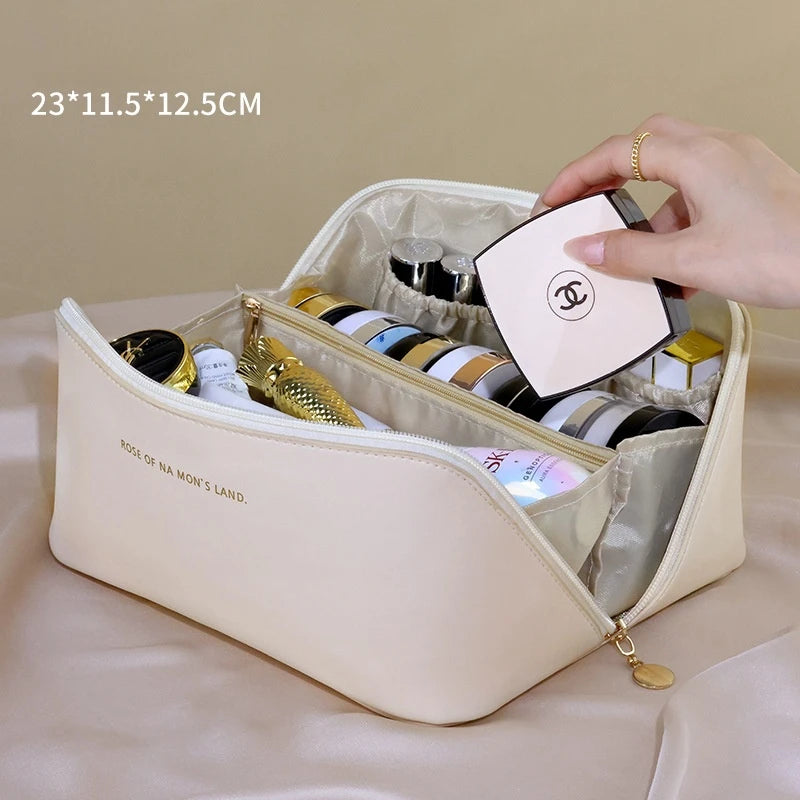Makeup Bag Make Up Skincare Holder Storage Box Cosmetics Organizer Plastic Container For Bathroom Dressing Table Home
